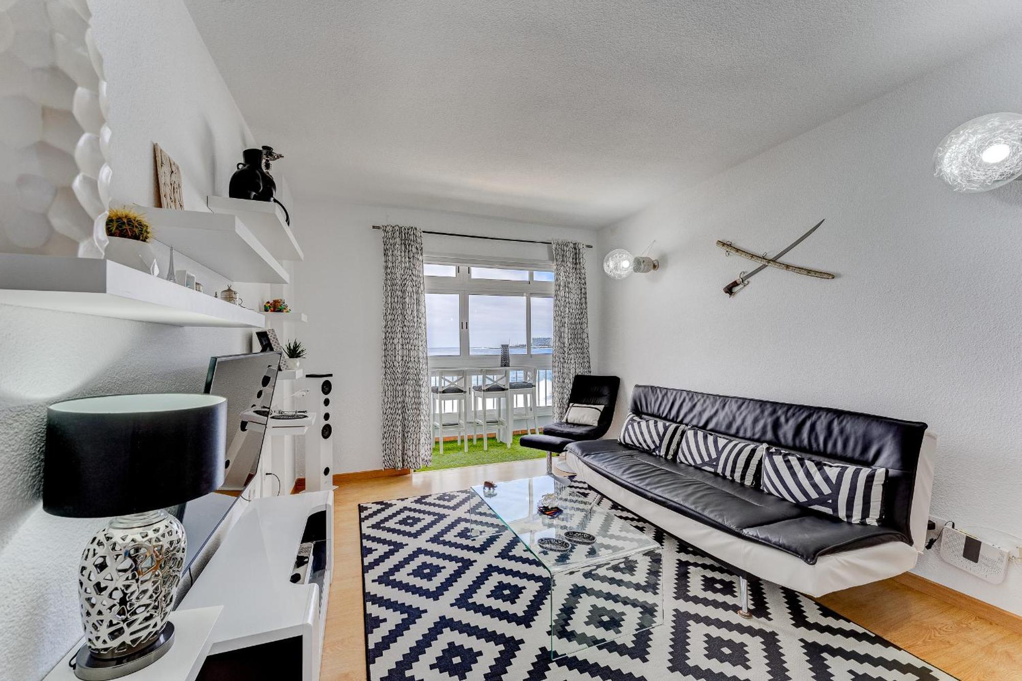 1St Line Sea View 3 Rooms Apartment In Tenerife 92M2 Bajamar  Exterior photo