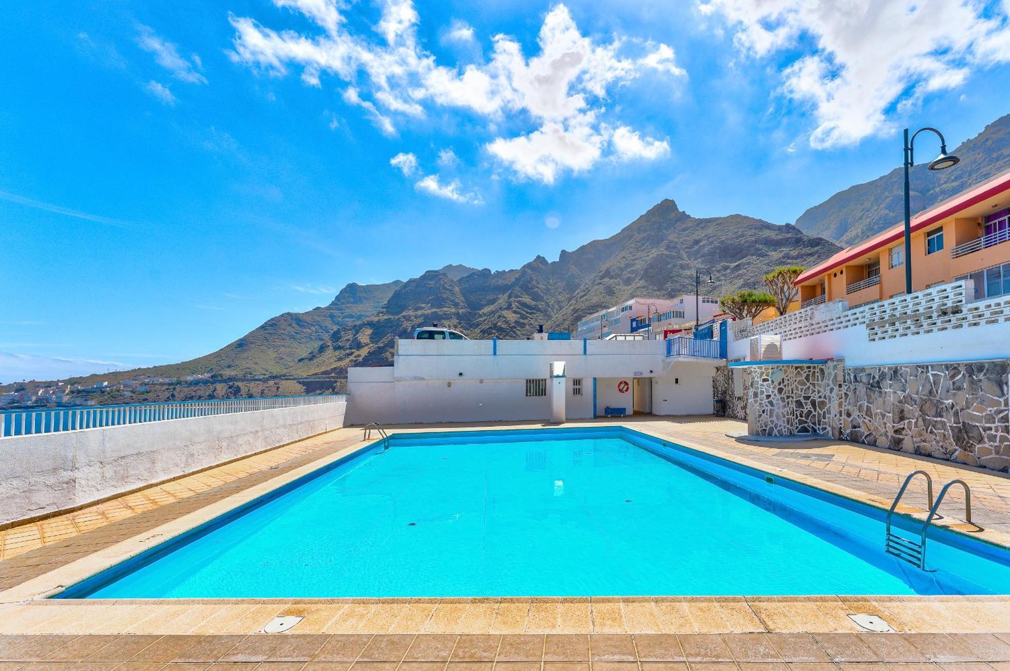 1St Line Sea View 3 Rooms Apartment In Tenerife 92M2 Bajamar  Exterior photo