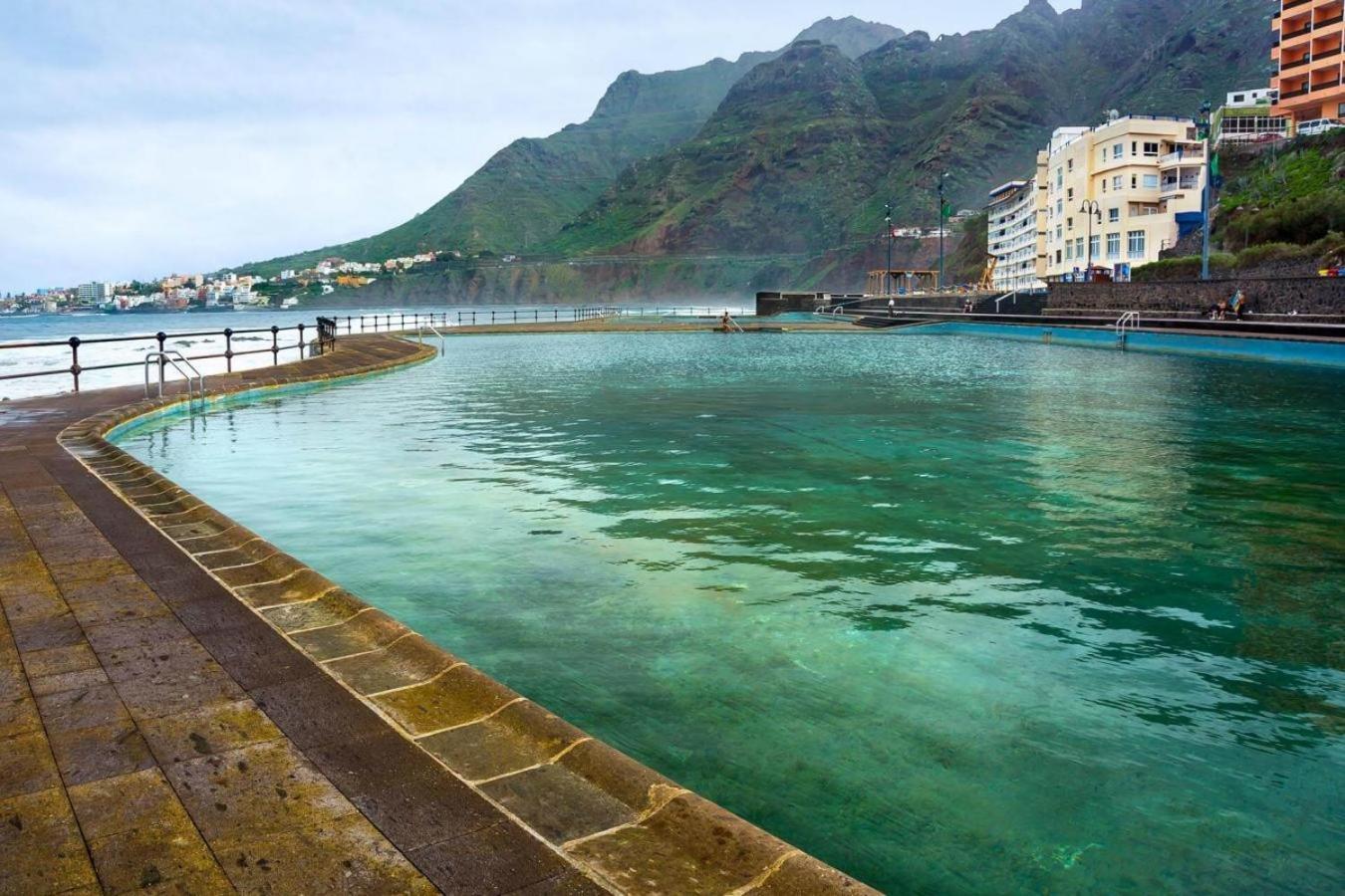1St Line Sea View 3 Rooms Apartment In Tenerife 92M2 Bajamar  Exterior photo